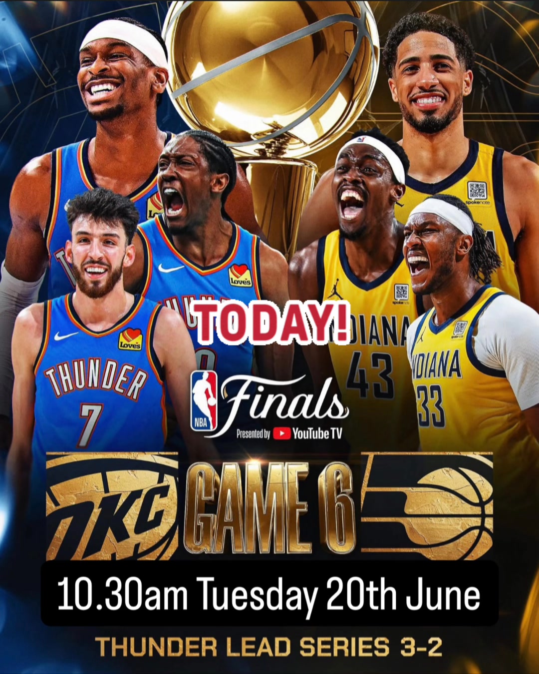Featured image for “NBA Finals Game 6 Live & Loud at Club Burleigh”