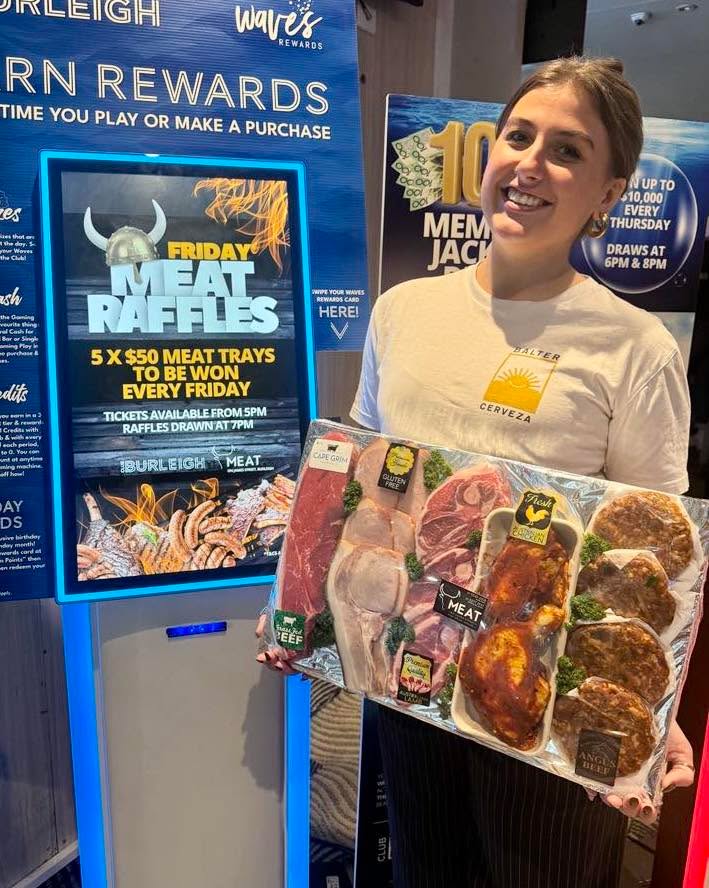 Featured image for “Friday Meat Raffles: Win Delicious $50 Meat Trays at Club Burleigh”