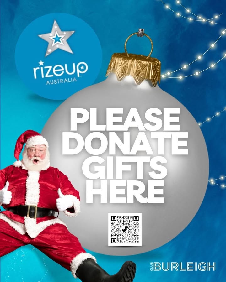 Featured image for “RIZEUP 2025 Christmas Gift Appeal: Spread Joy and Hope at Club Burleigh”