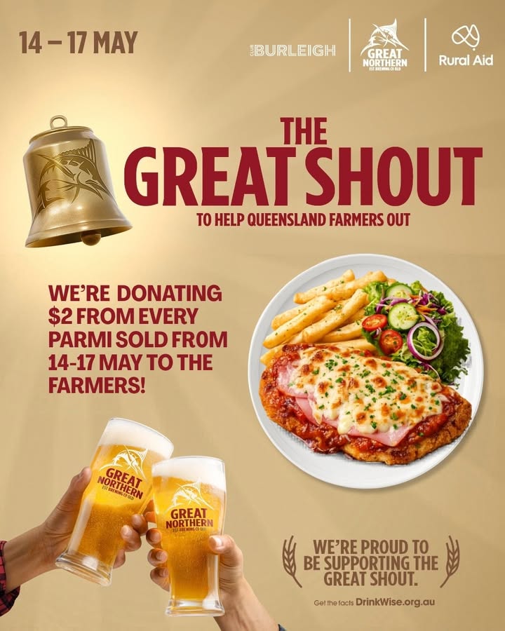 Featured image for “Support QLD Farmers at Club Burleigh”