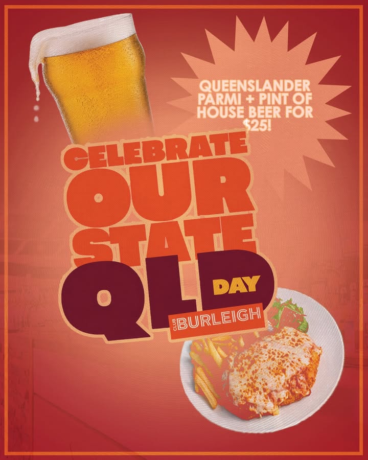 Featured image for “Celebrate Queensland Day at Club Burleigh”