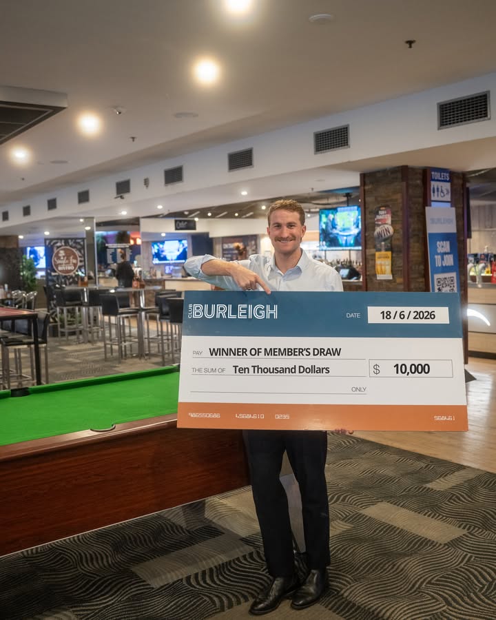 Featured image for “$10,000 Guaranteed Thursday at Club Burleigh”
