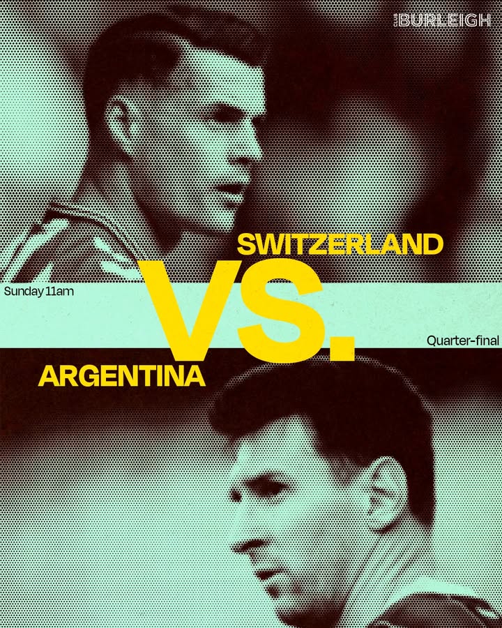 Featured image for “Switzerland vs Argentina Quarter-Final at Club Burleigh”