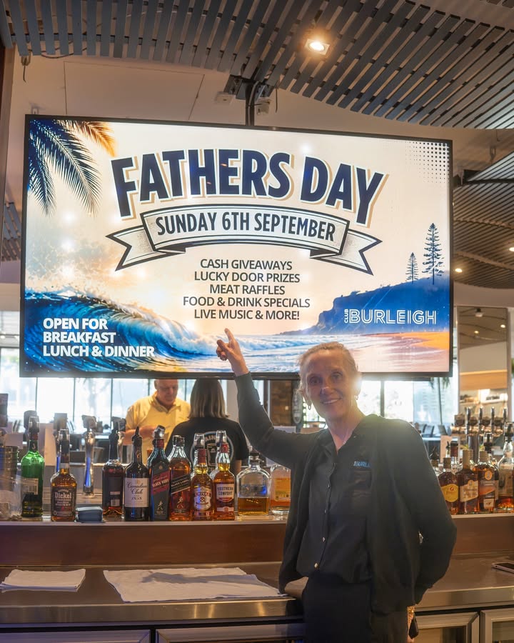Featured image for “Father’s Day at Club Burleigh – Sunday 6 September”