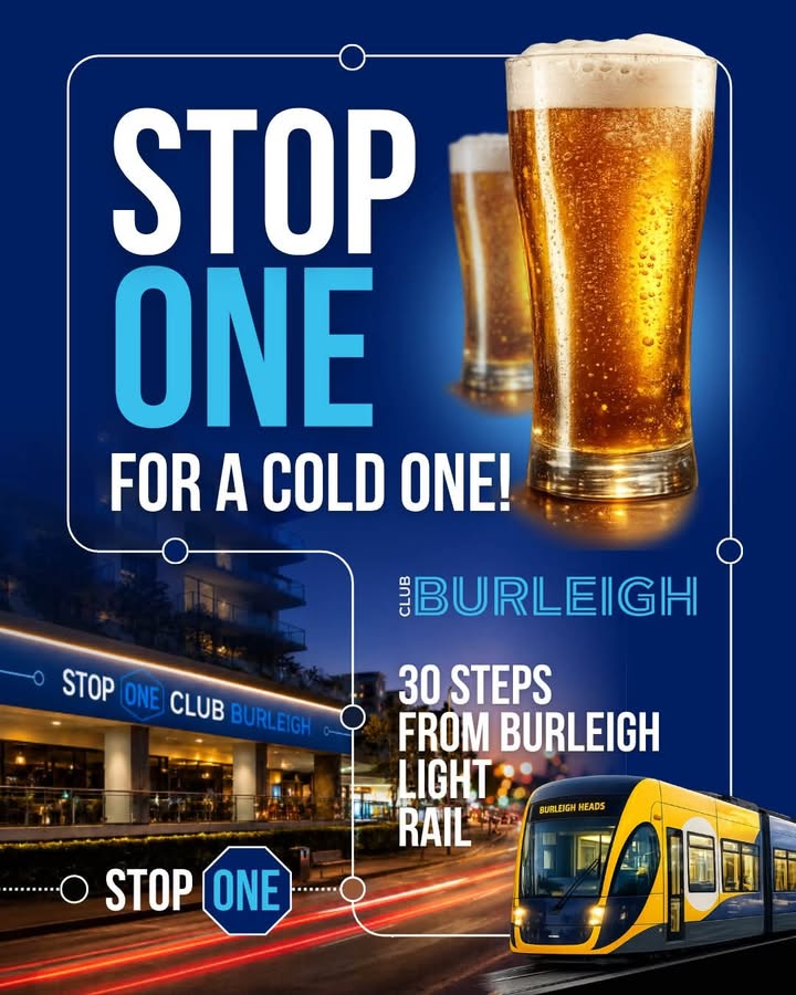 Featured image for “Gold Coast Light Rail Stage 3 Opens – Club Burleigh is Stop One!”