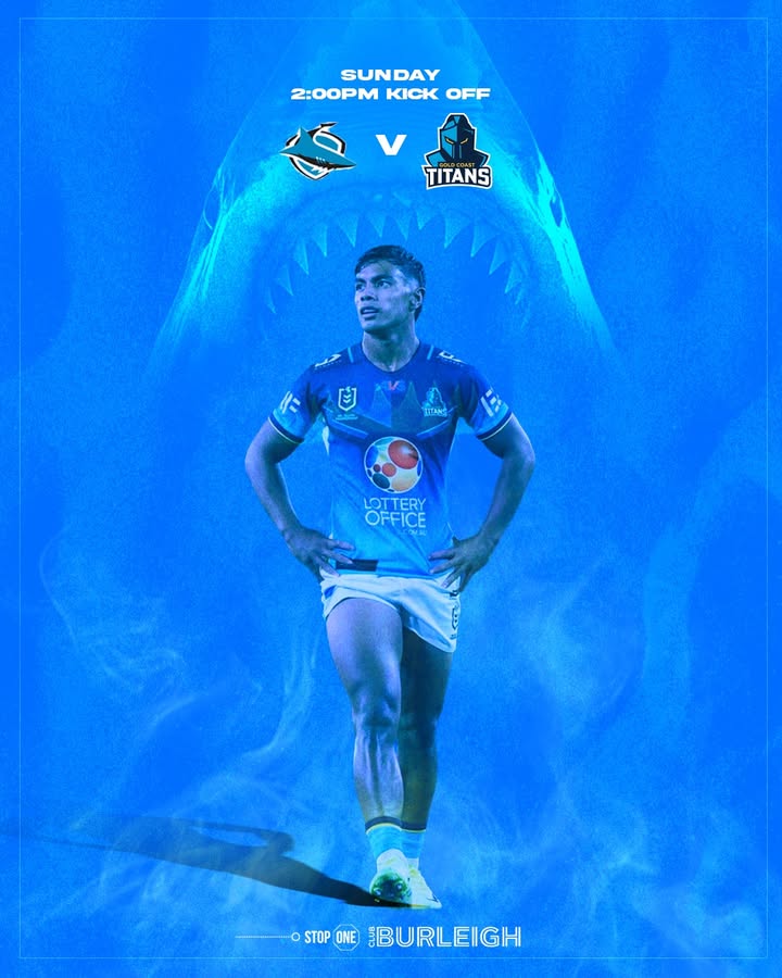 Featured image for “Watch Titans v Sharks Live at Club Burleigh This Sunday”