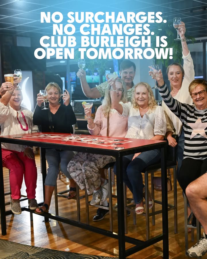Featured image for “Club Burleigh Open on Gold Coast Show Holiday”