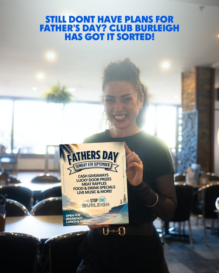 Featured image for “Father’s Day at Club Burleigh – Sunday 6 September”