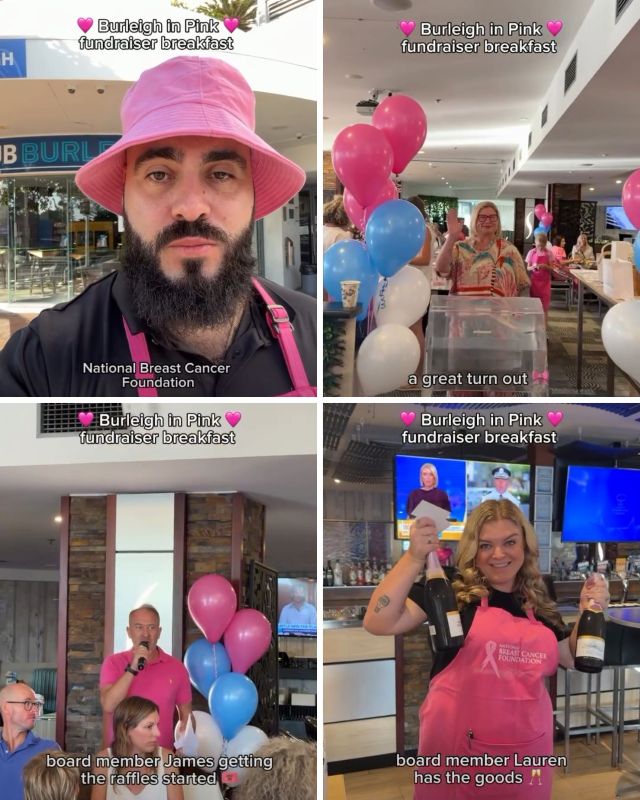 Featured image for “Club Burleigh Proudly Supports Burleigh in Pink”