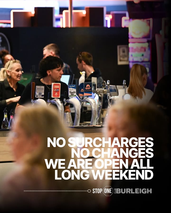 Featured image for “Club Burleigh Open All King’s Birthday Long Weekend”